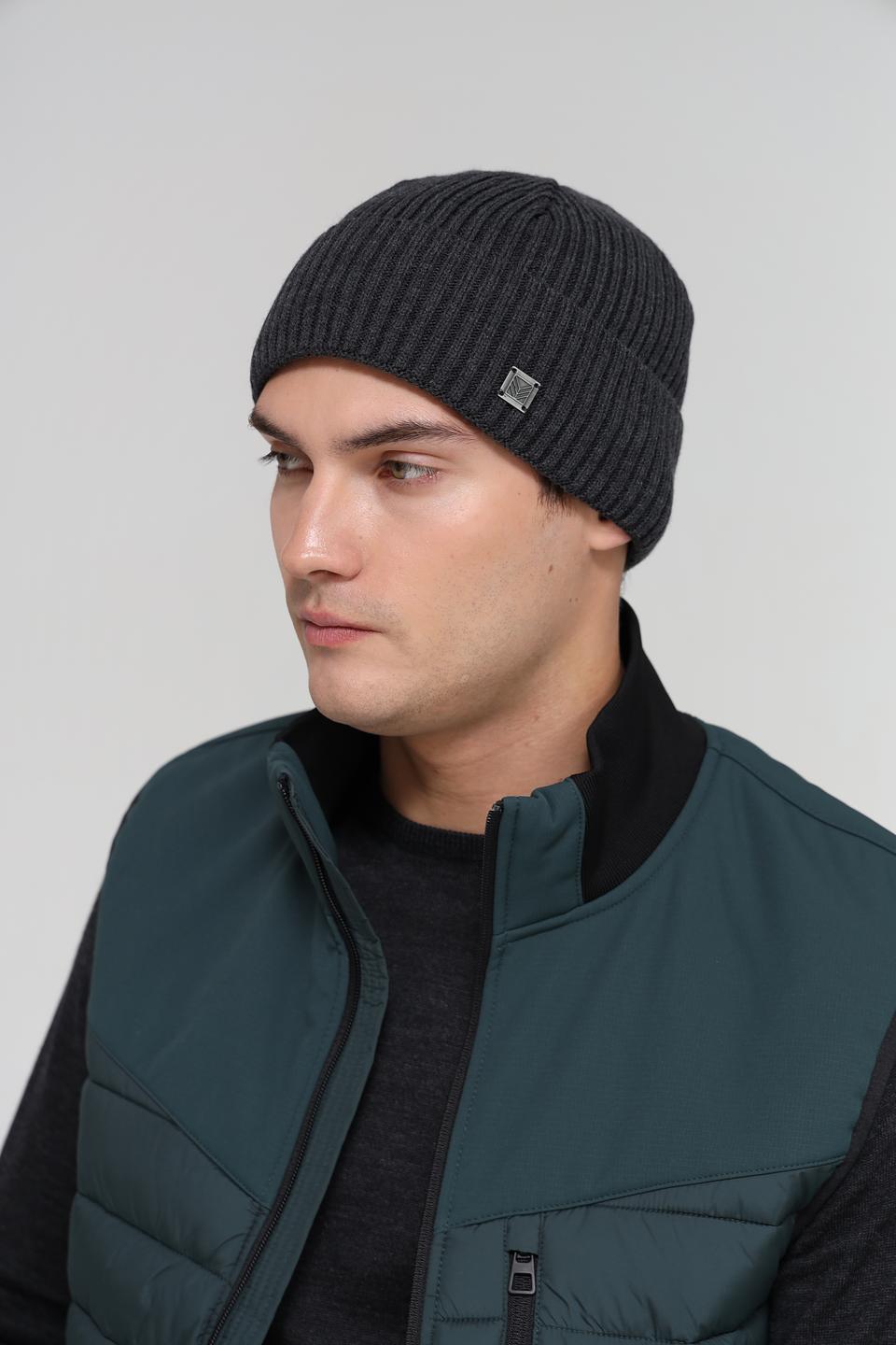 Шапка Marhatter мужская серая