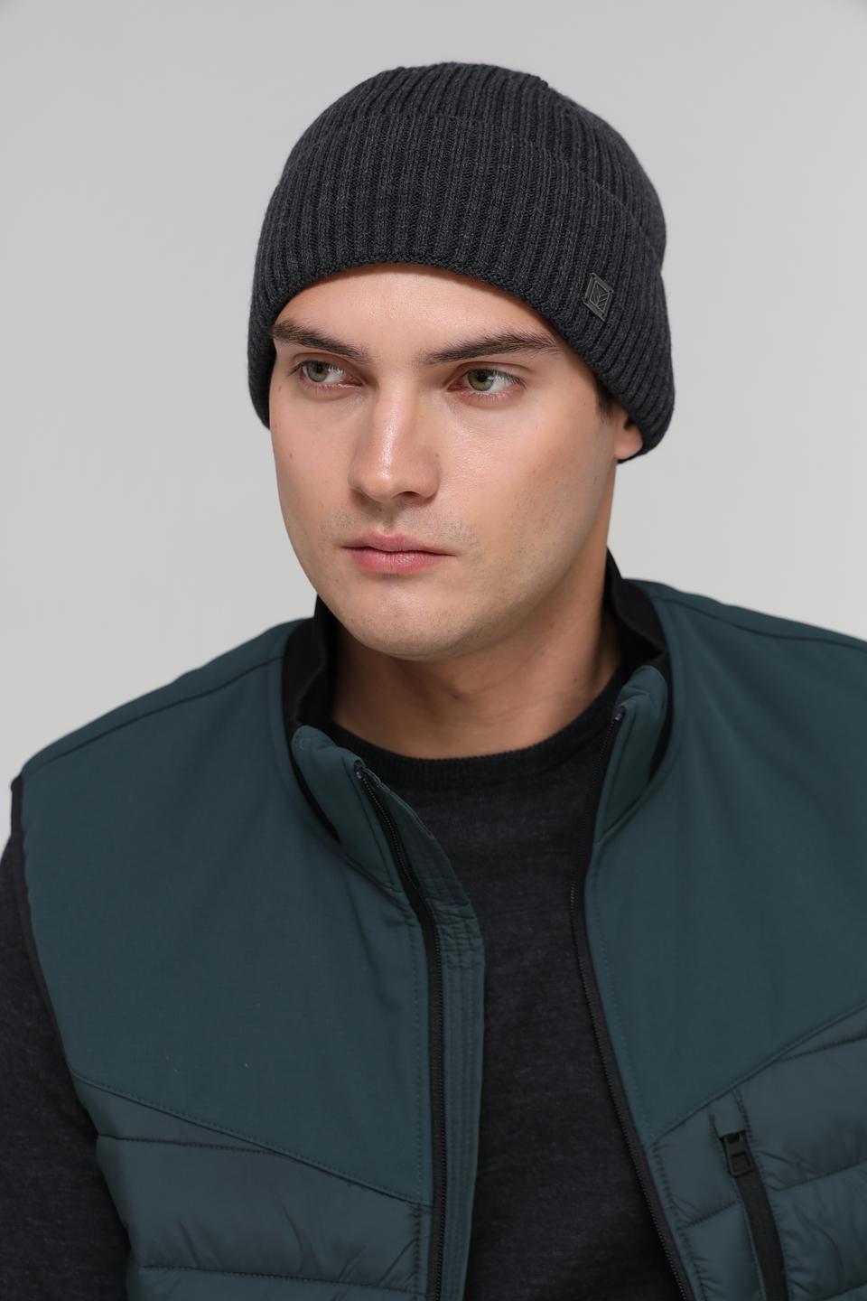 Шапка Marhatter мужская серая