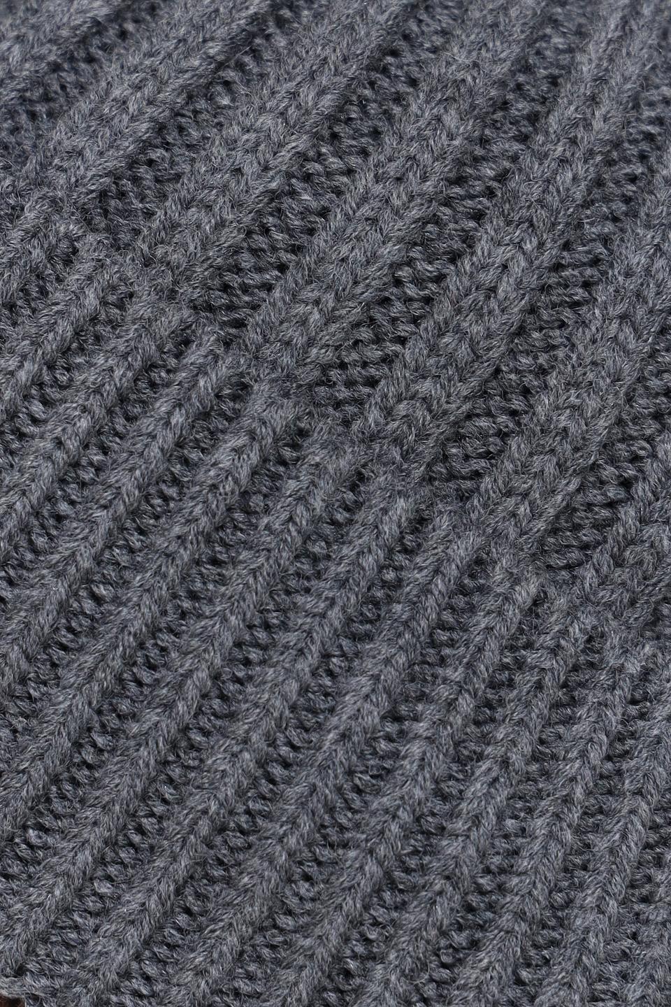 Шапка Marhatter серая с козырьком