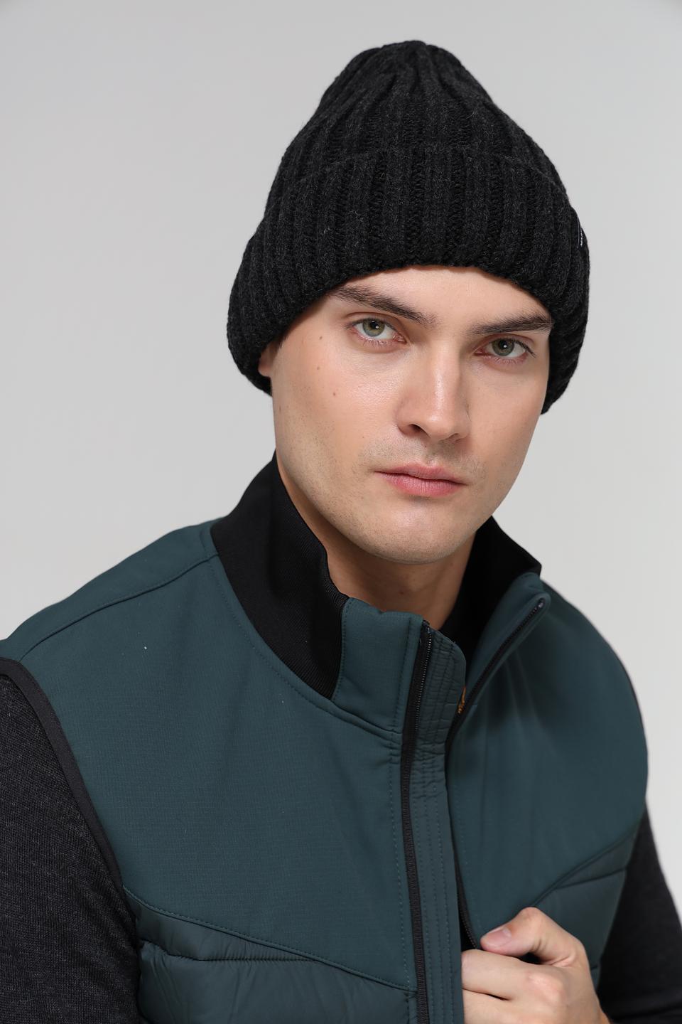 Шапка Marhatter мужская чёрная