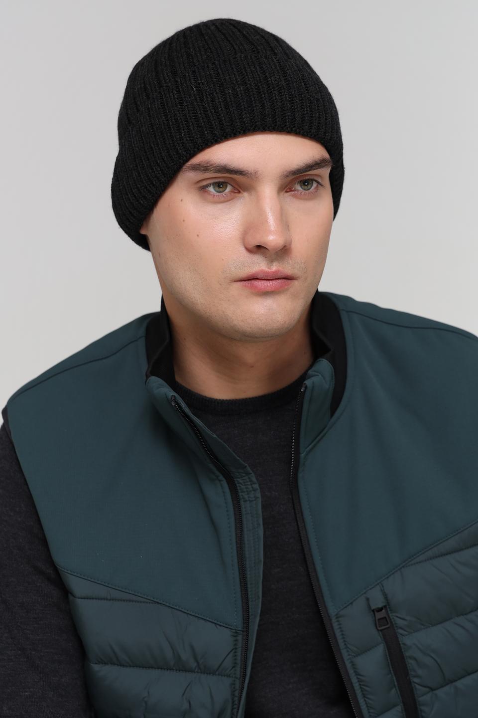 Шапка Marhatter чёрная вязаная