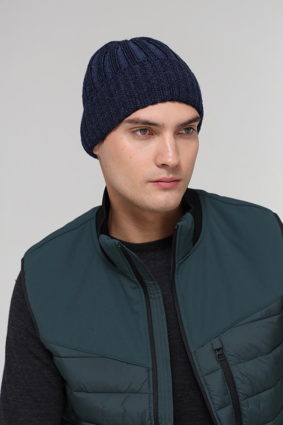 Шапка Marhatter мужская синяя