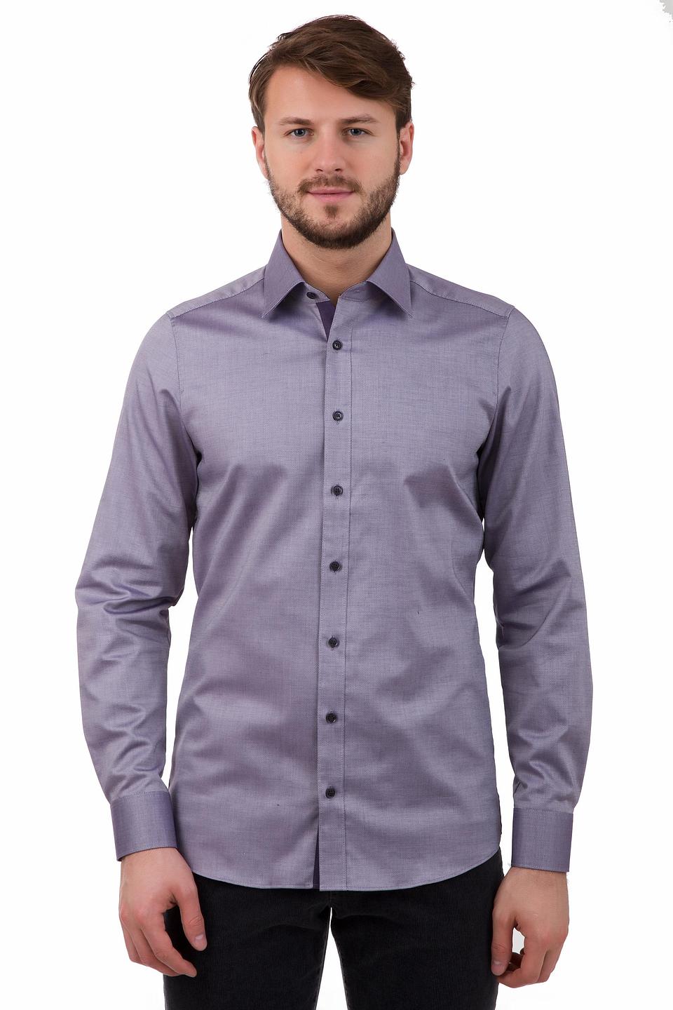 Olymp Рубашка с длинным рукавом Сиреневая