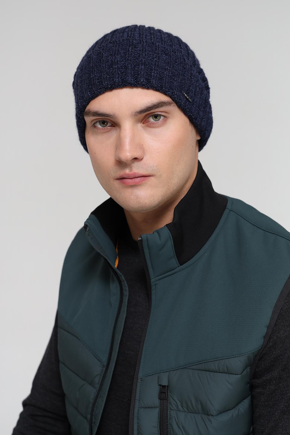 Шапка Marhatter вязаная синяя