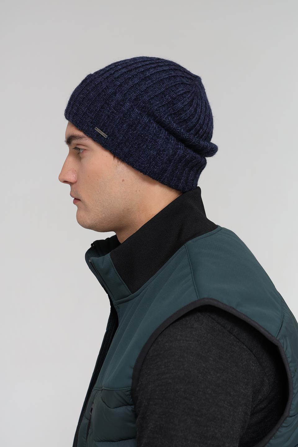 Шапка Marhatter вязаная синяя