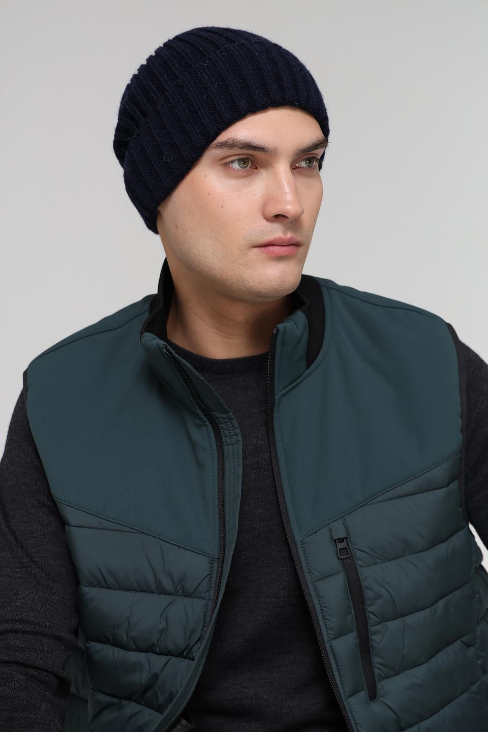 Шапка Marhatter вязаная синяя