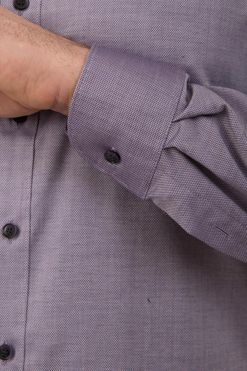 Olymp Рубашка с длинным рукавом Сиреневая