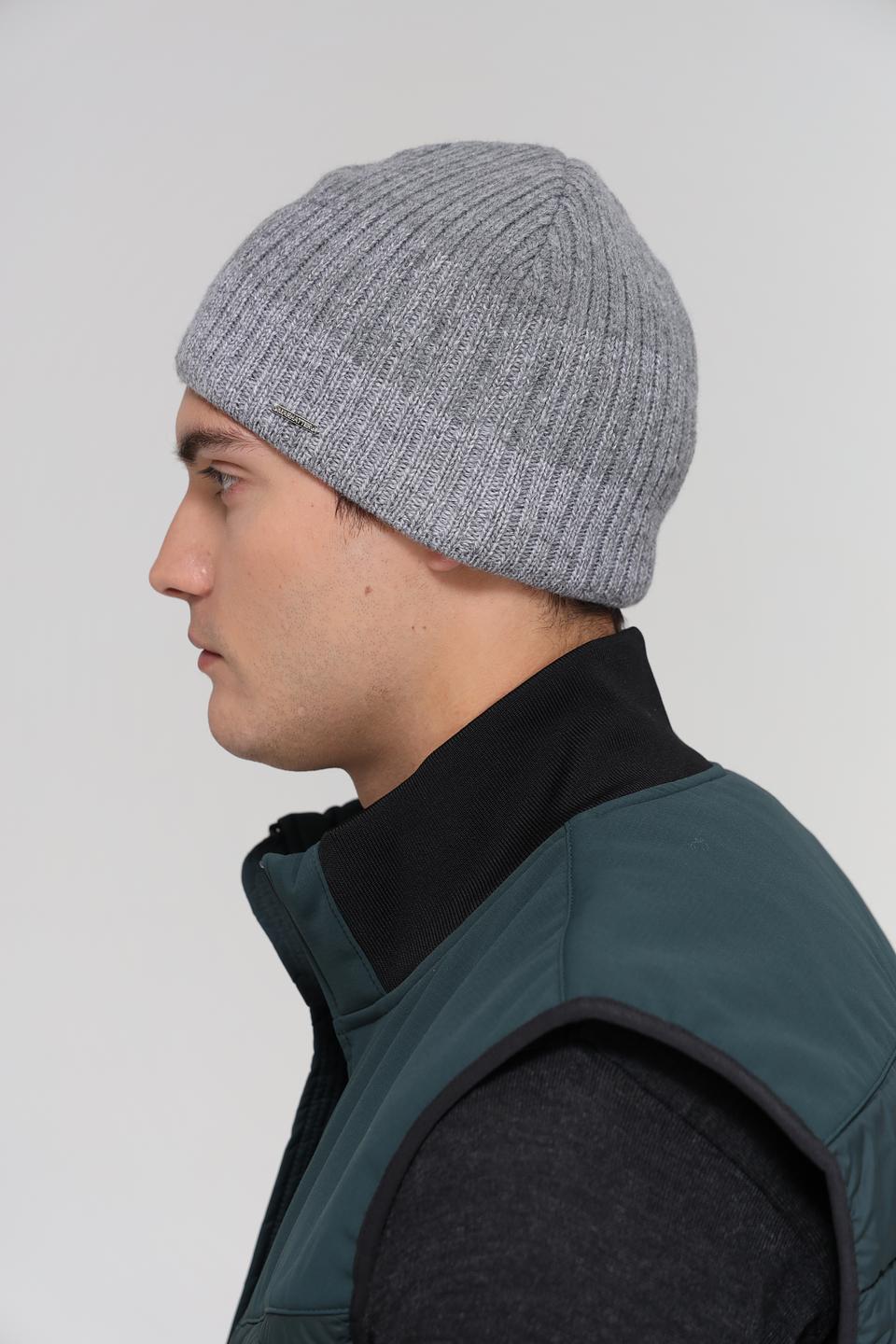 Шапка Marhatter мужская серая