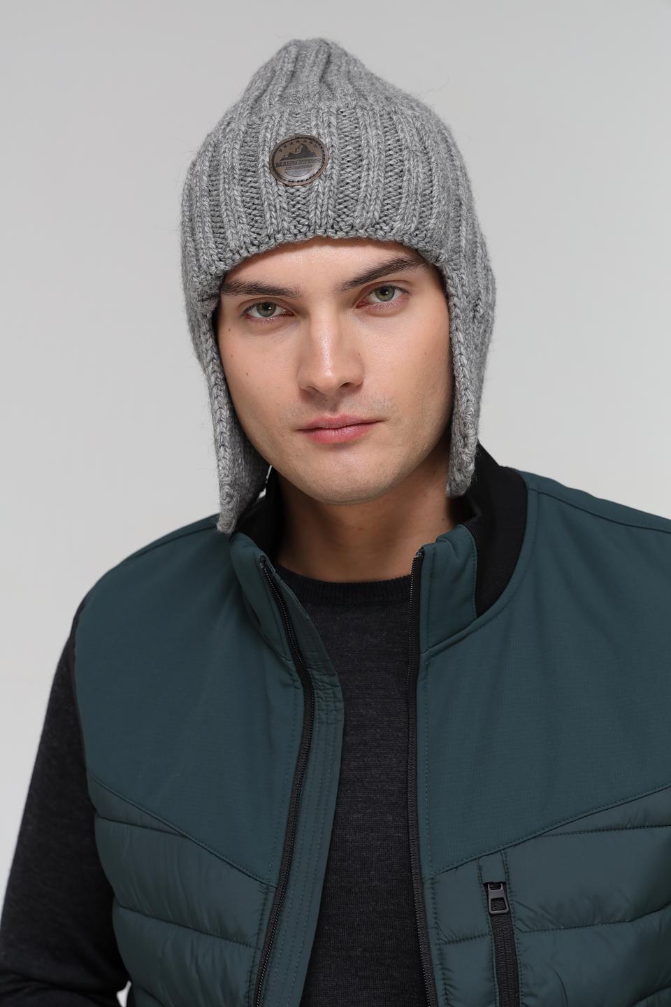 Шапка Marhatter с ушами серая