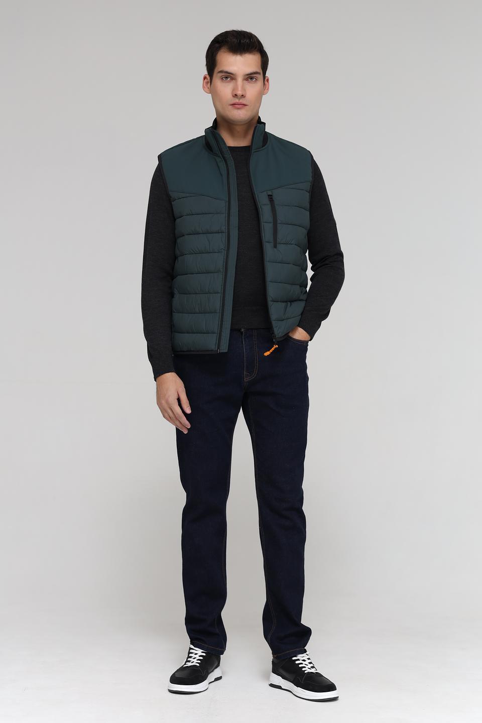 Жилет Tom Tailor стеганый оливковый