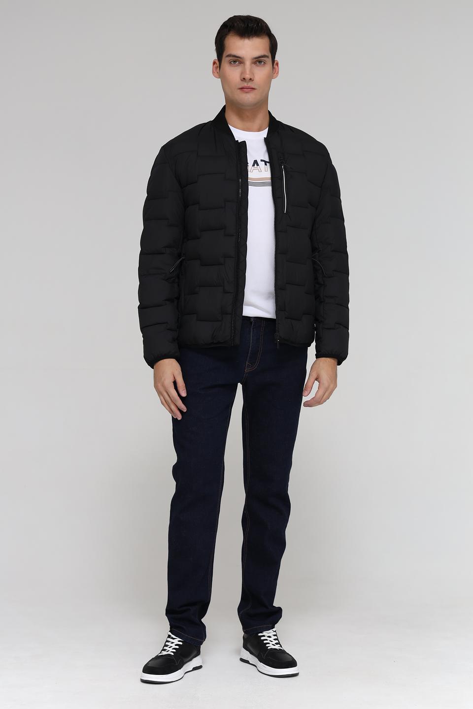 Куртка Tom Tailor стеганая чёрная