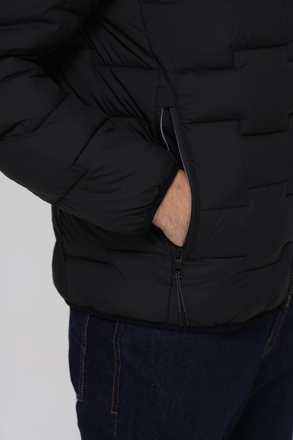 Куртка Tom Tailor стеганая чёрная