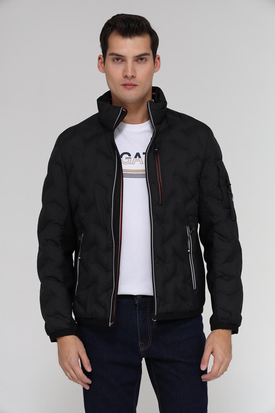 Куртка Tom Tailor стеганая чёрная