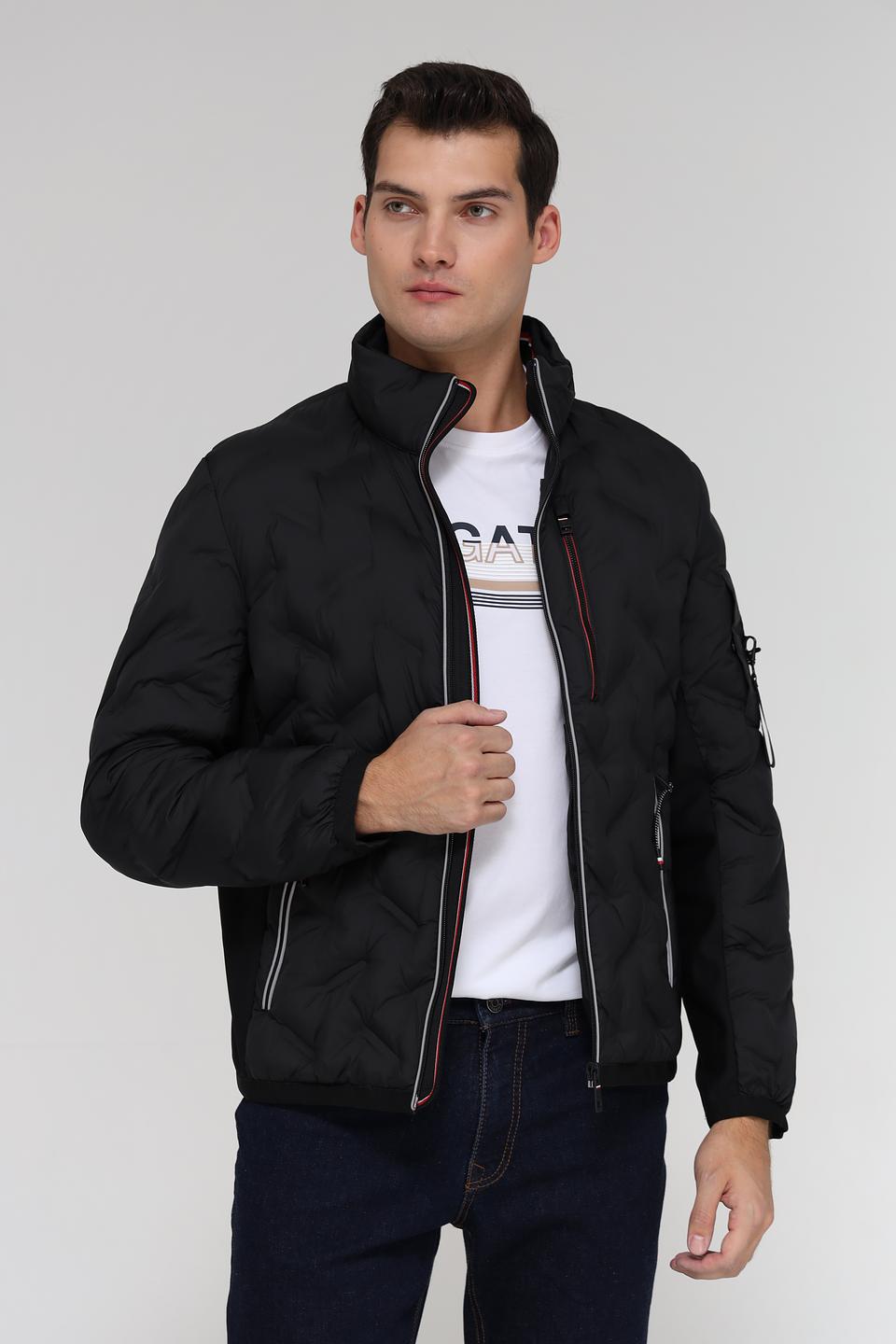 Куртка Tom Tailor стеганая чёрная