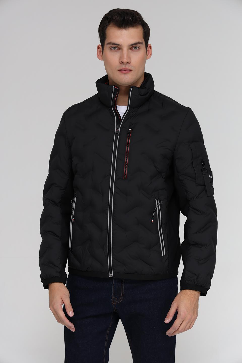 Куртка Tom Tailor стеганая чёрная