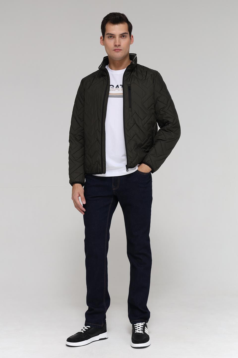 Куртка Bugatti стеганая хаки