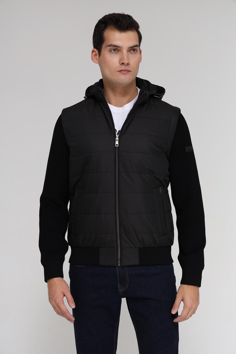 Ветровка Bugatti стеганая черная