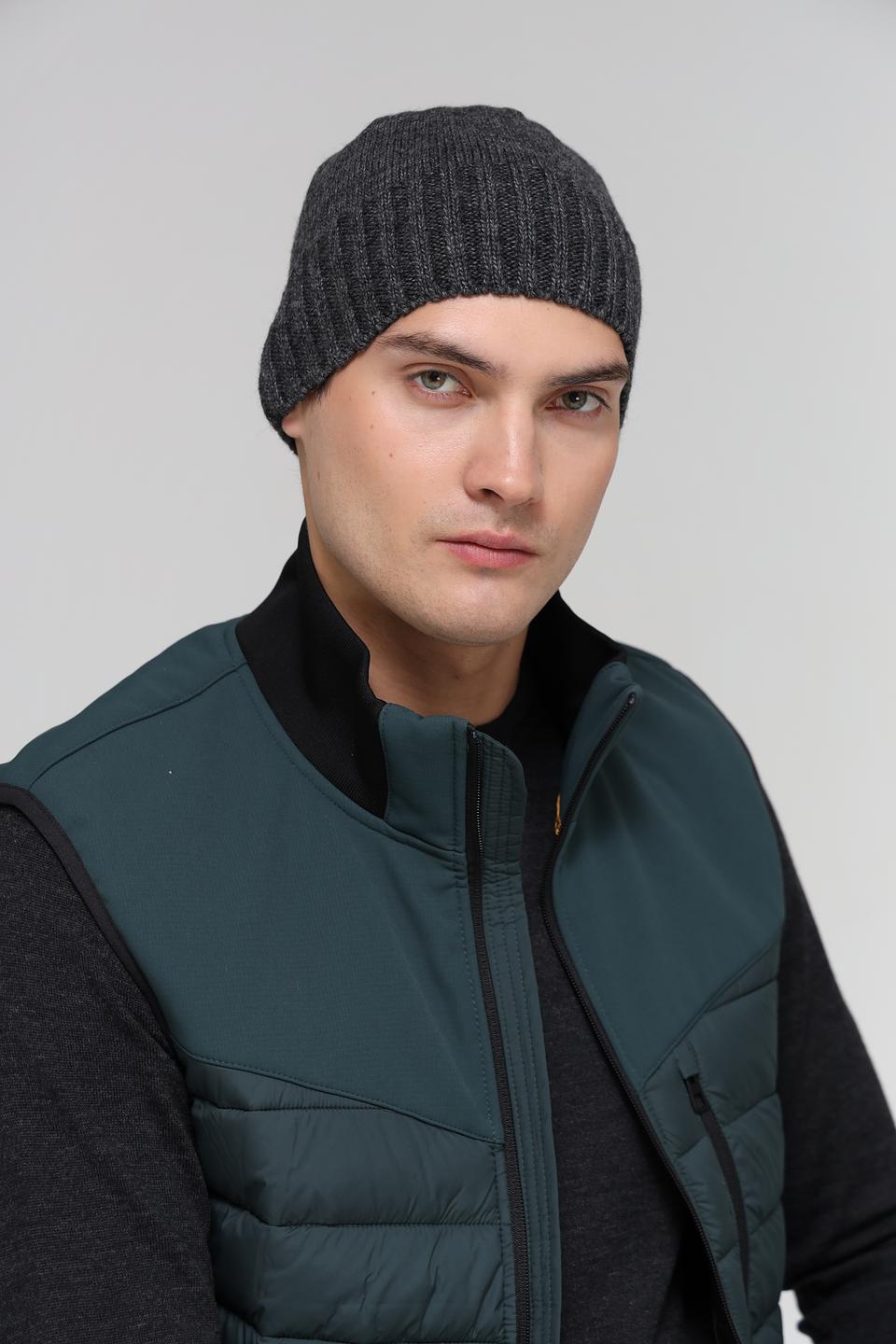 Шапка ADL man серая