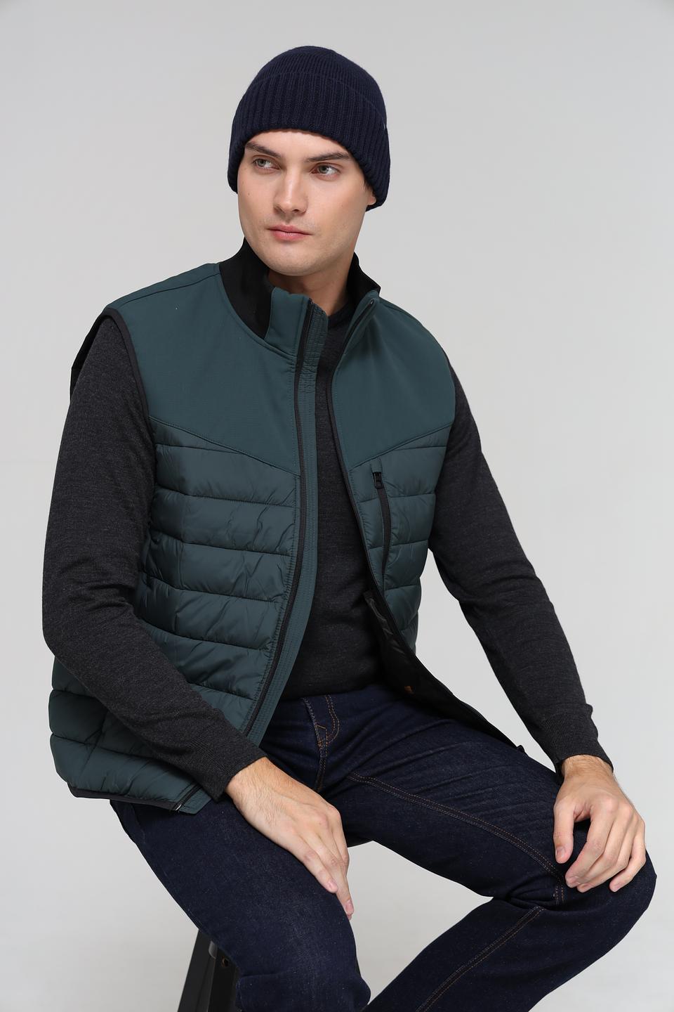 Шапка ADL man вязаная синяя