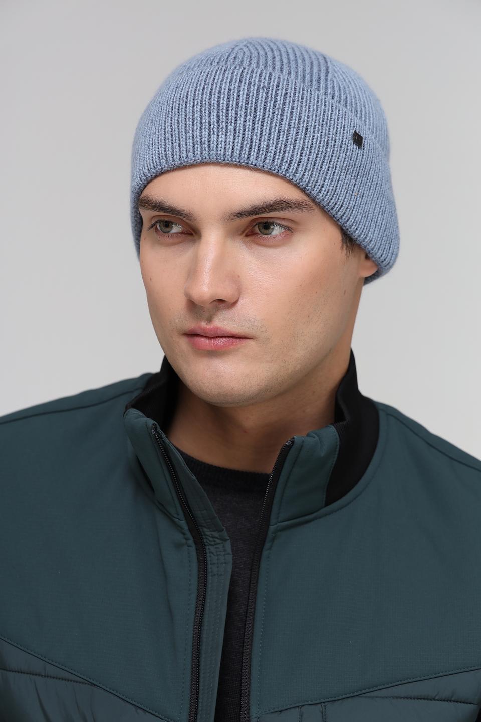 Шапка ADL man голубая