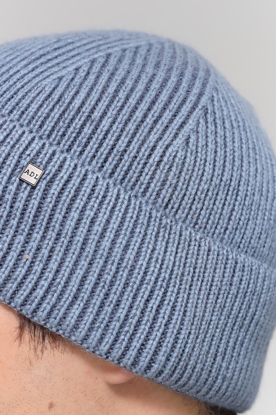 Шапка ADL man голубая