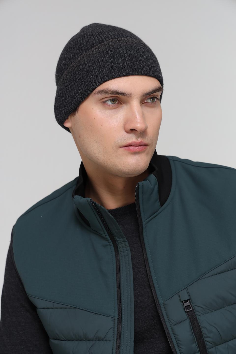 Шапка Marhatter мужская серая