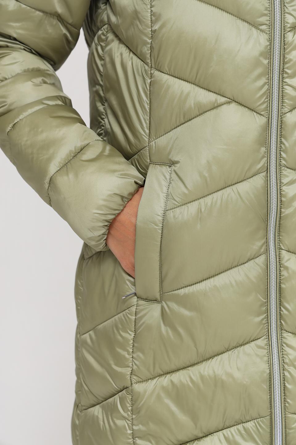 Пальто Tom Tailor стеганое хаки