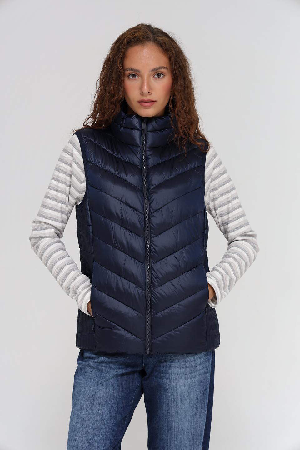Жилет стеганый Tom Tailor синий