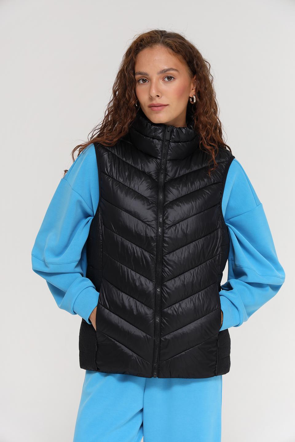 Жилет Tom Tailor стеганый черный