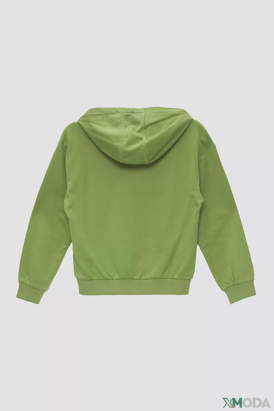 Толстовка s.Oliver дев. с бабочкой зелёная