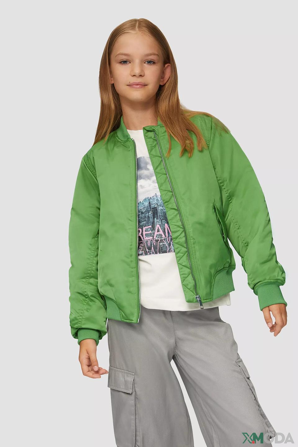 Куртка s.Oliver дев. зелёная