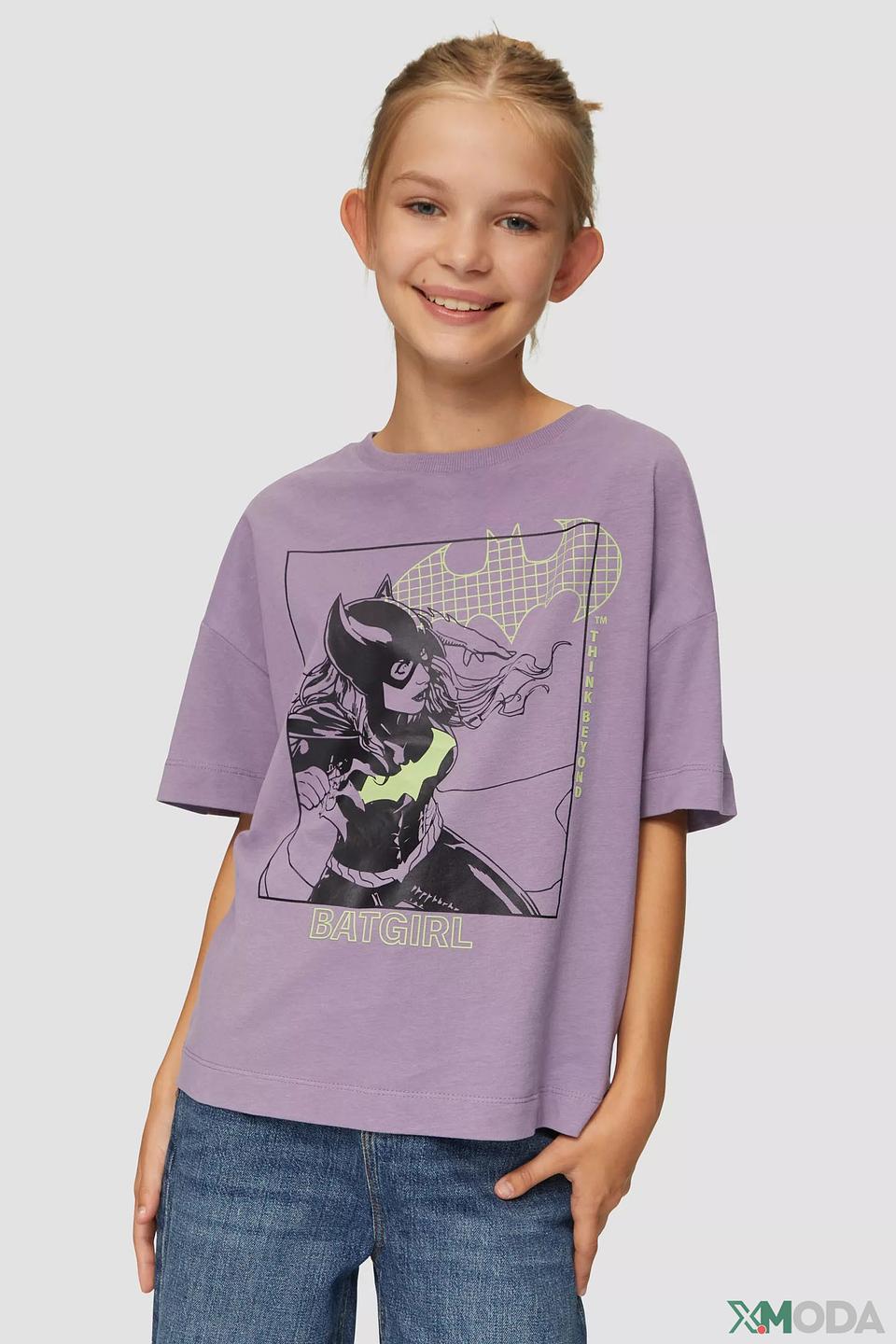 Футболка s.Oliver Batgirl лиловая