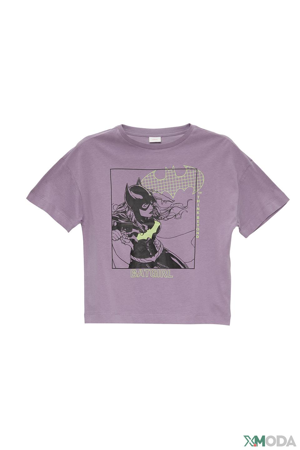Футболка s.Oliver Batgirl лиловая