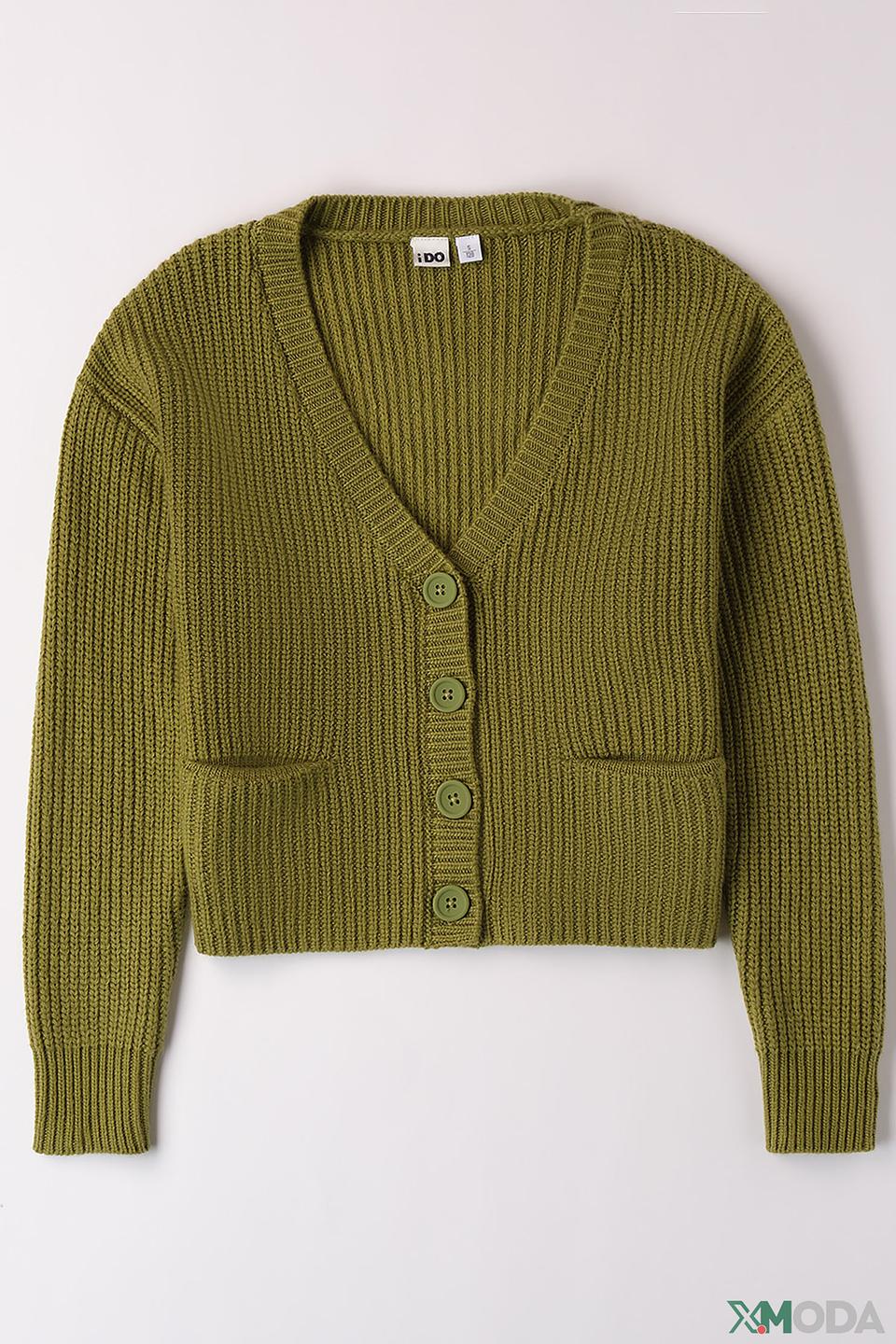 Кардиган Ido дев. зеленый