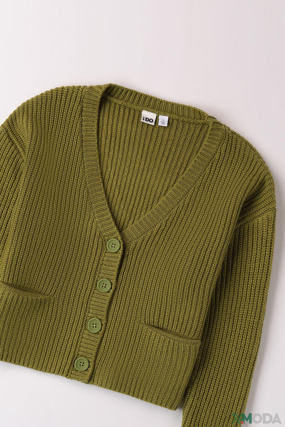 Кардиган Ido дев. зеленый