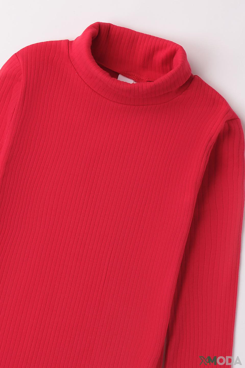 Джемпер Ido дев. с горлом красный
