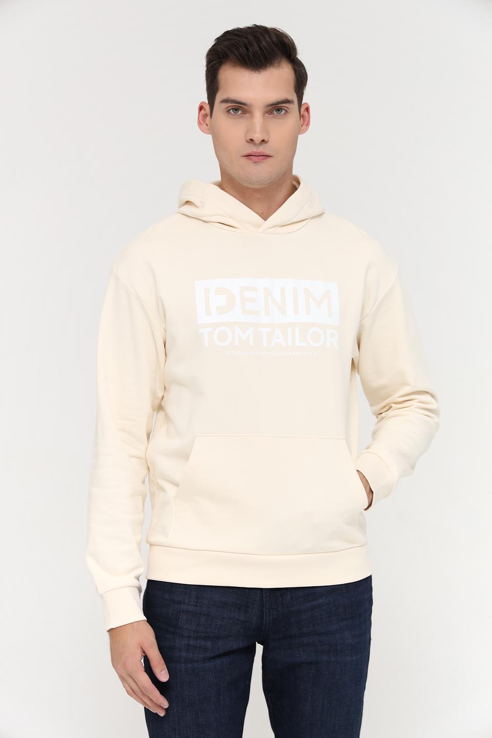 Толстовка Tom Tailor denim бежевая