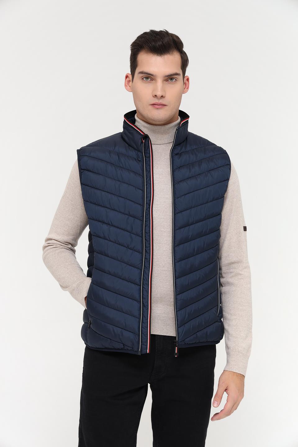 Жилет Tom Tailor стеганый синий