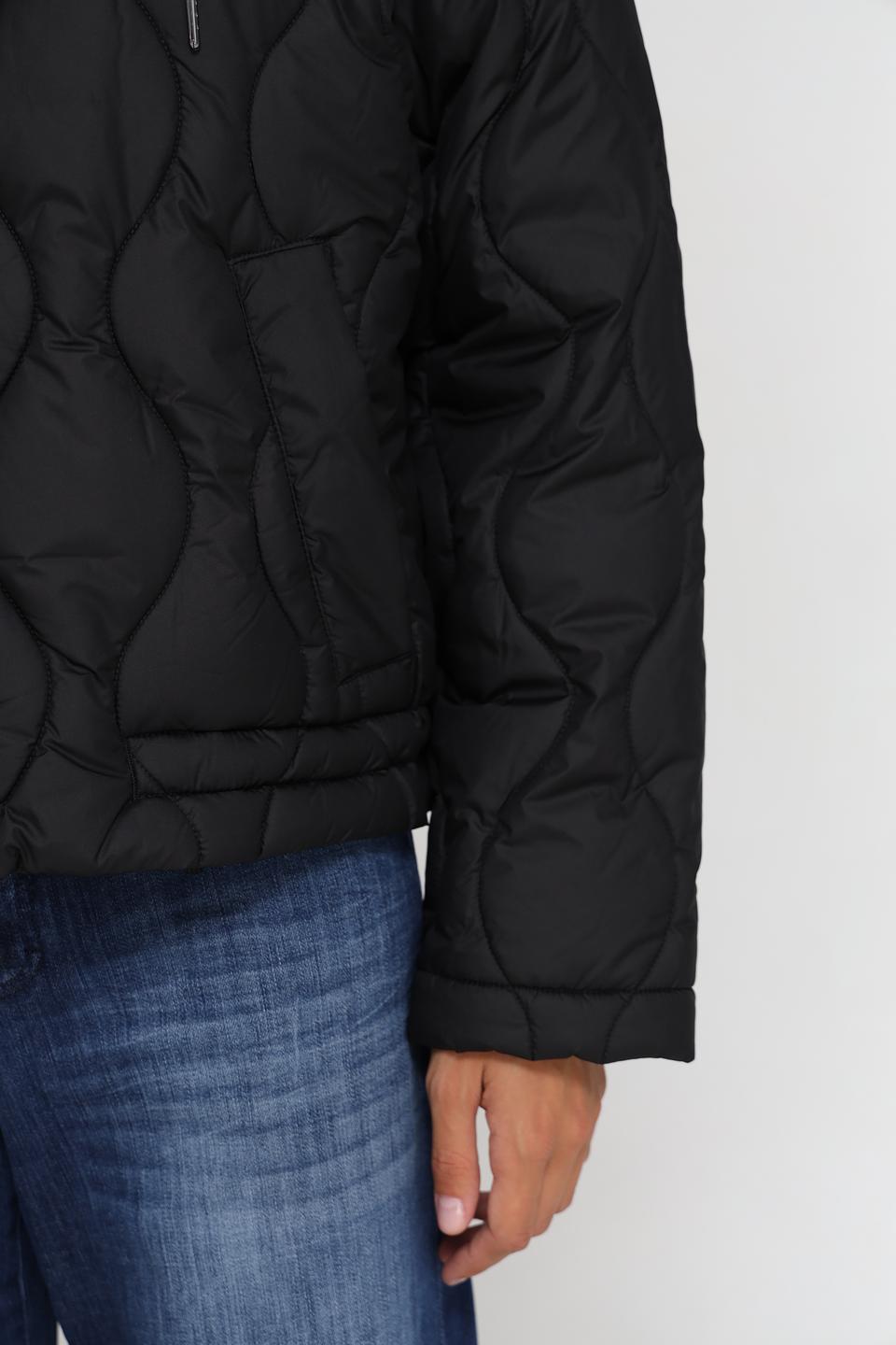 Куртка Tom Tailor стеганая чёрная