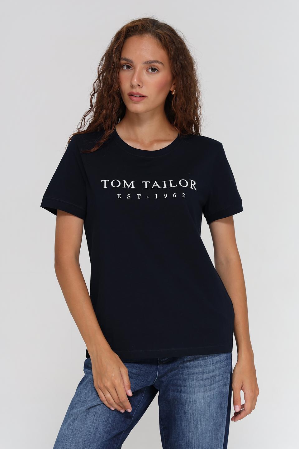 Футболка Tom Tailor EST.1962 чёрная