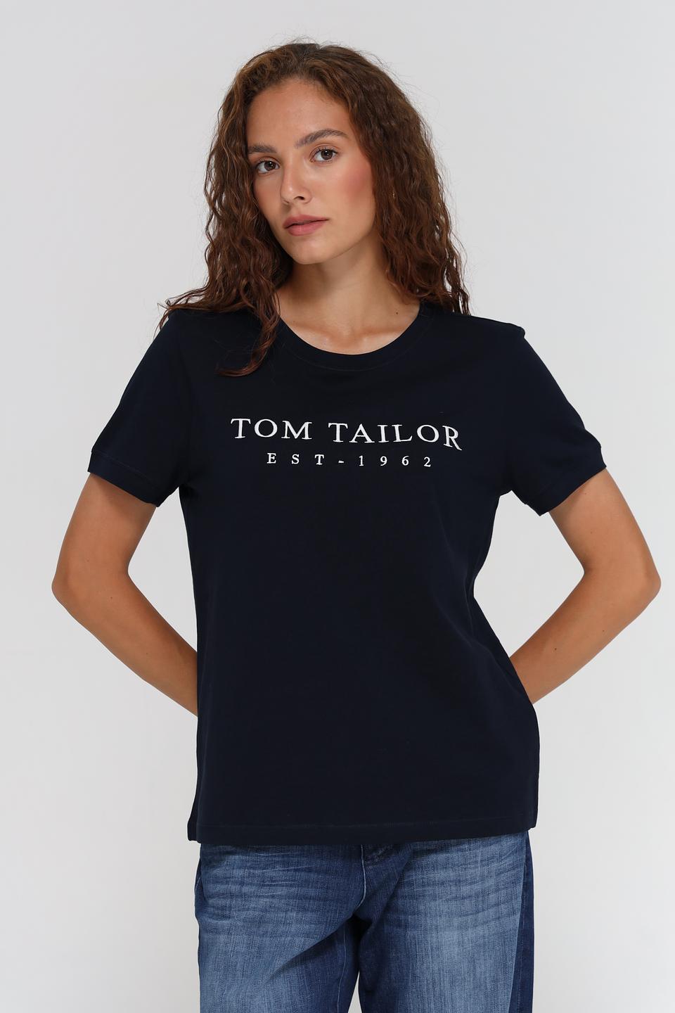 Футболка Tom Tailor EST.1962 чёрная