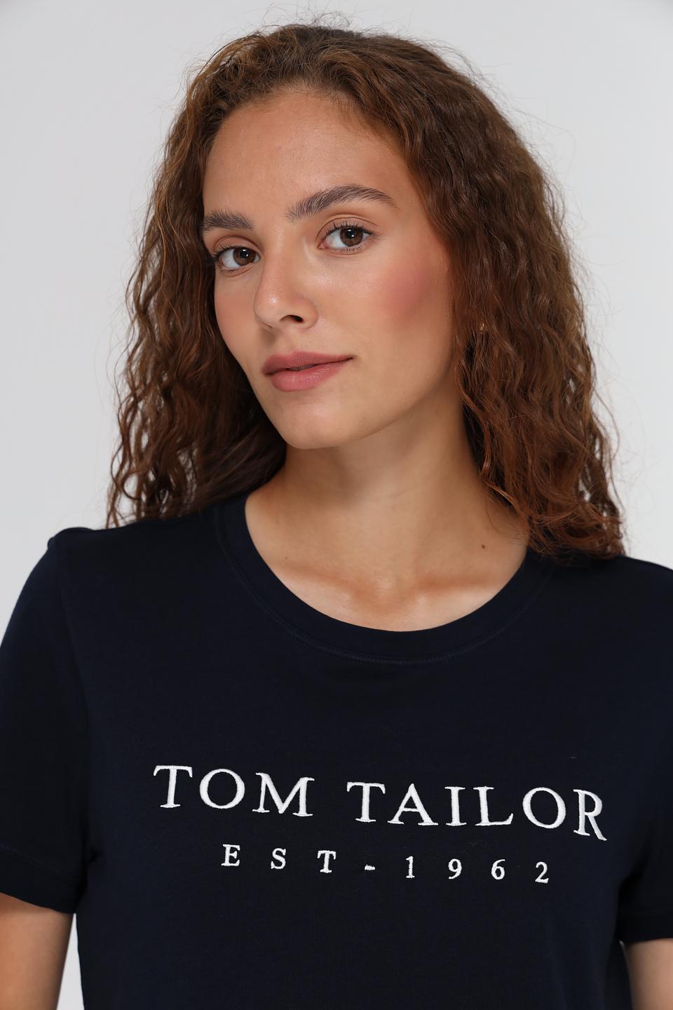 Футболка Tom Tailor EST.1962 чёрная