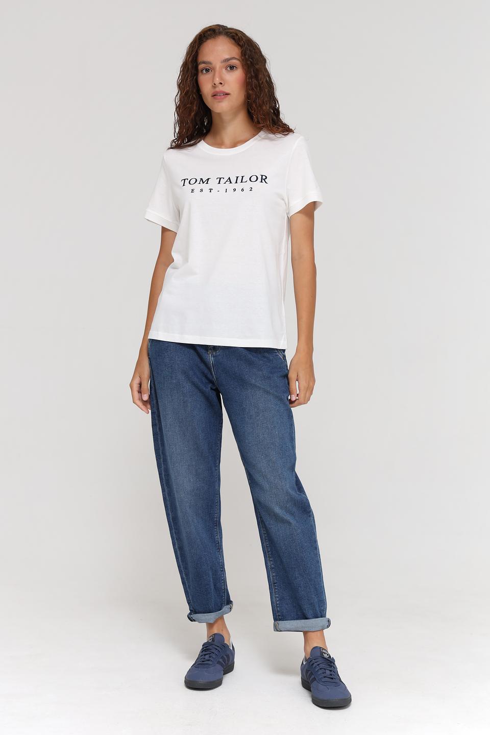 Футболка Tom Tailor EST.1962 белая