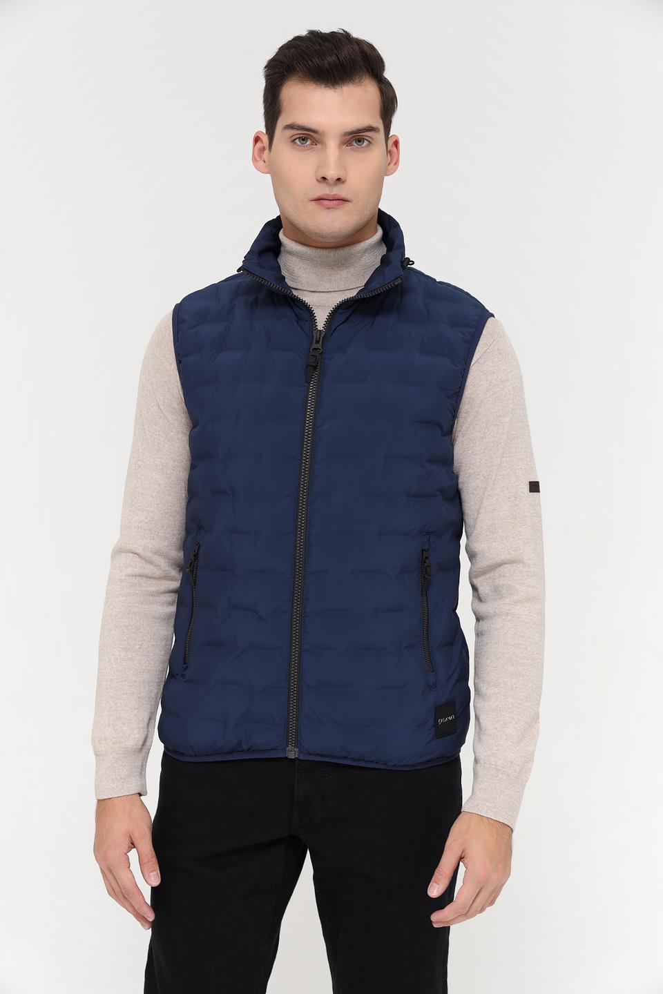 Жилет Calamar стеганый синий