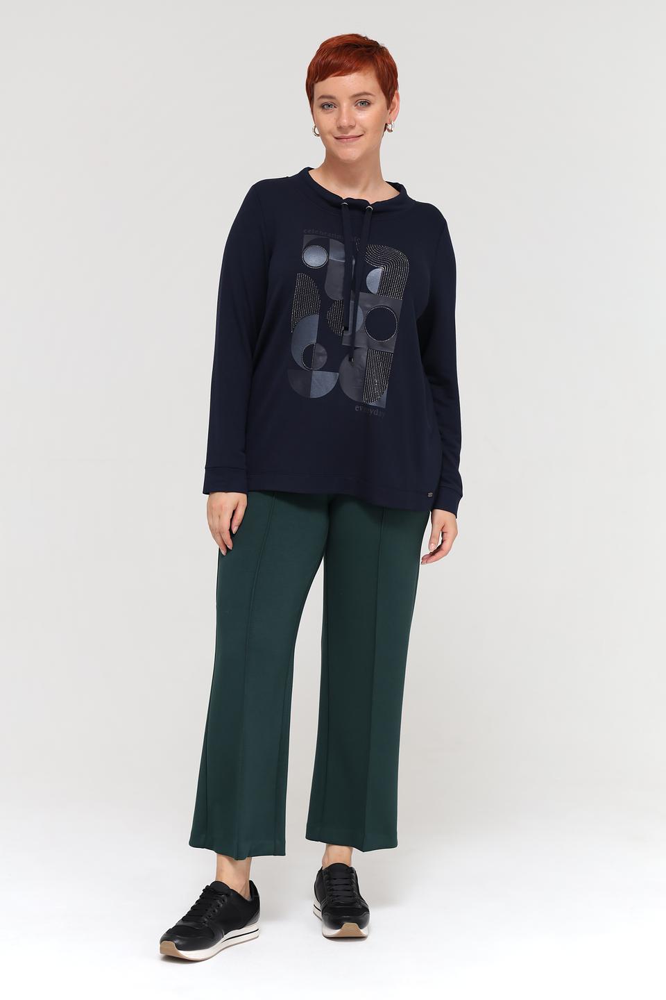 Пуловер Via Appia с принтом