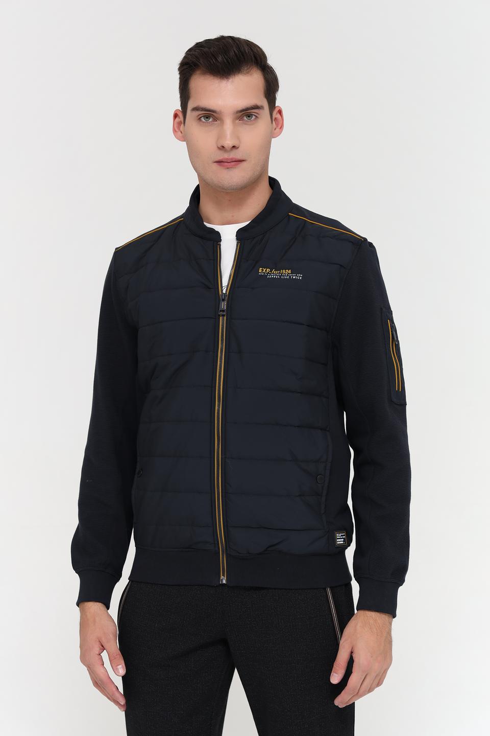 Кардиган Casa Moda стеганый тёмно-синий