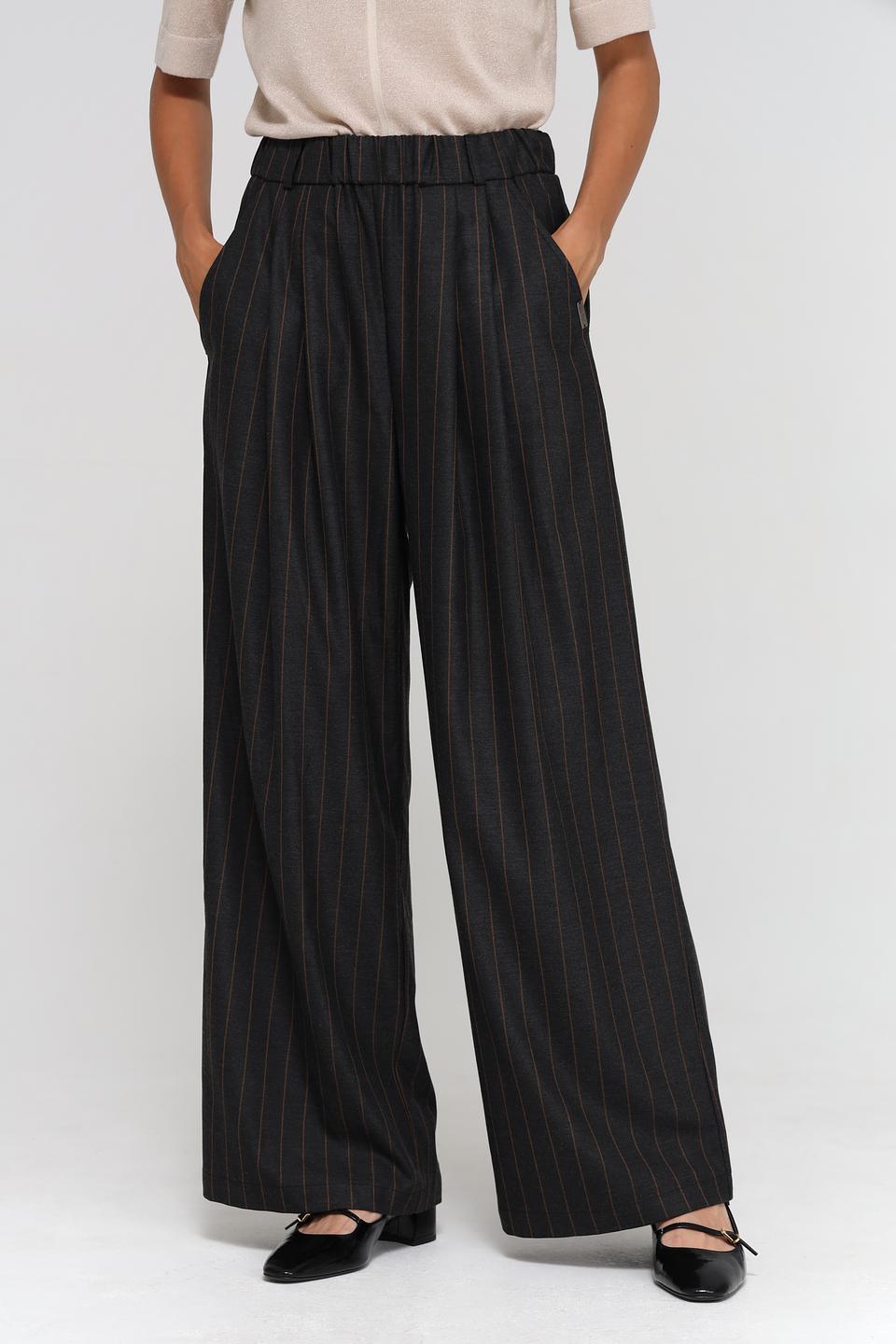 Брюки палаццо Beatris в полоску