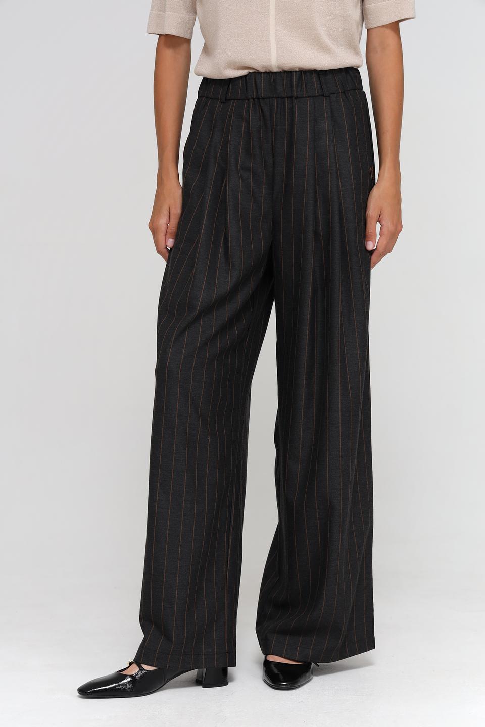 Брюки палаццо Beatris в полоску