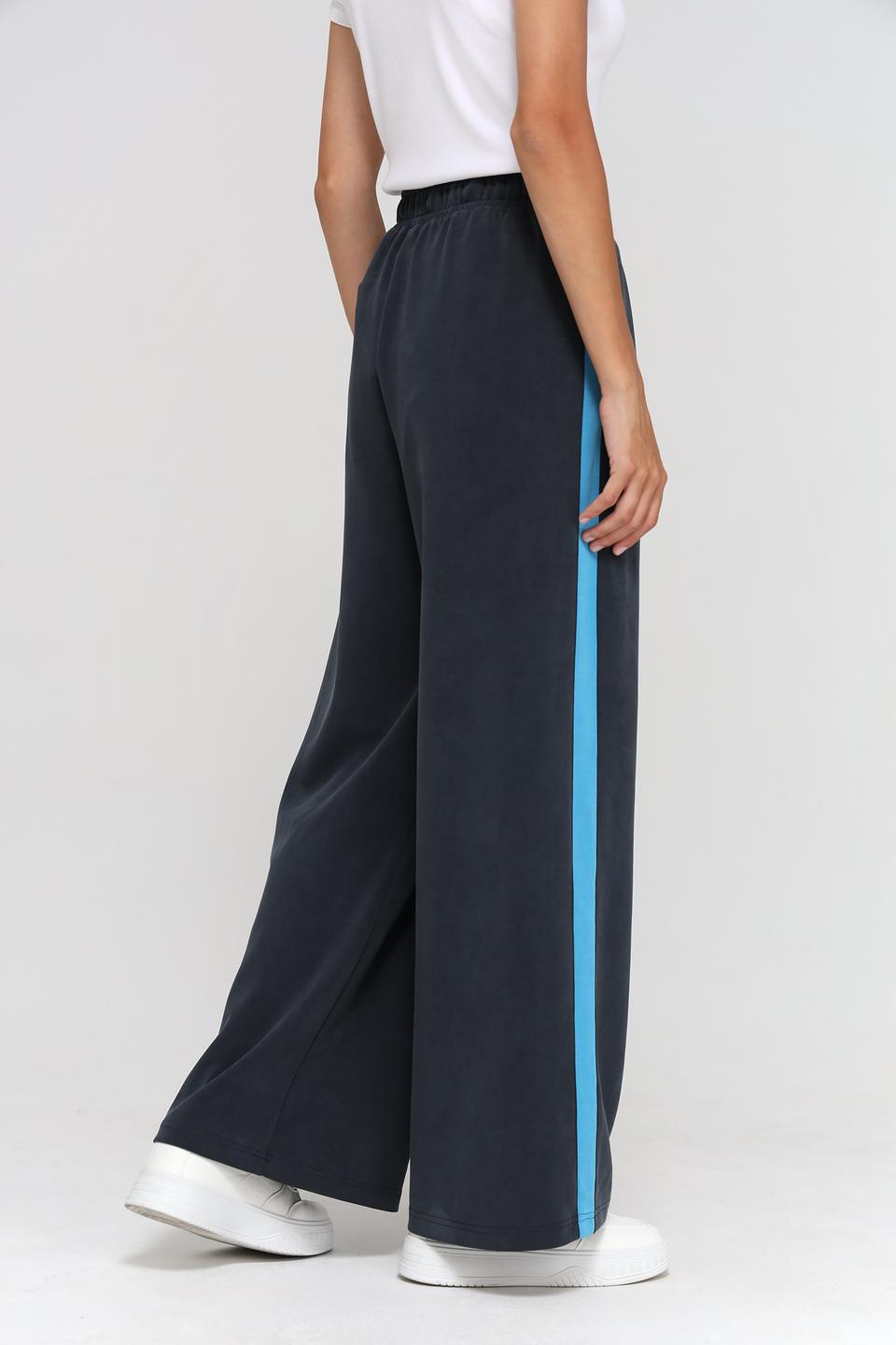 Брюки Beatris с полоской синие