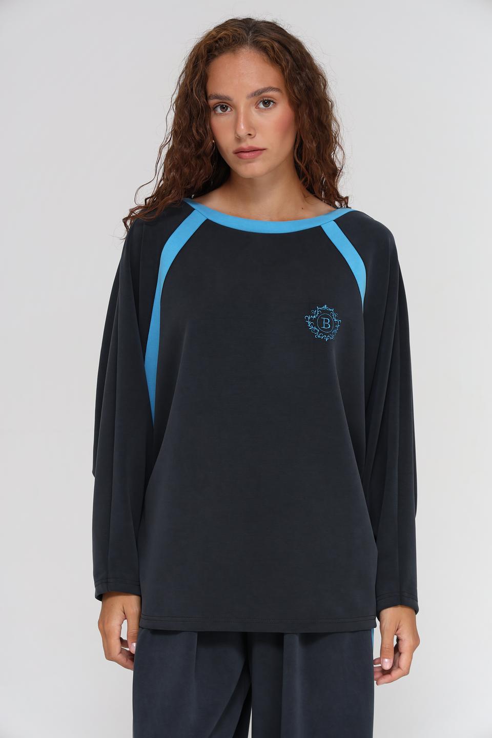 Пуловер Beatris с логотипом